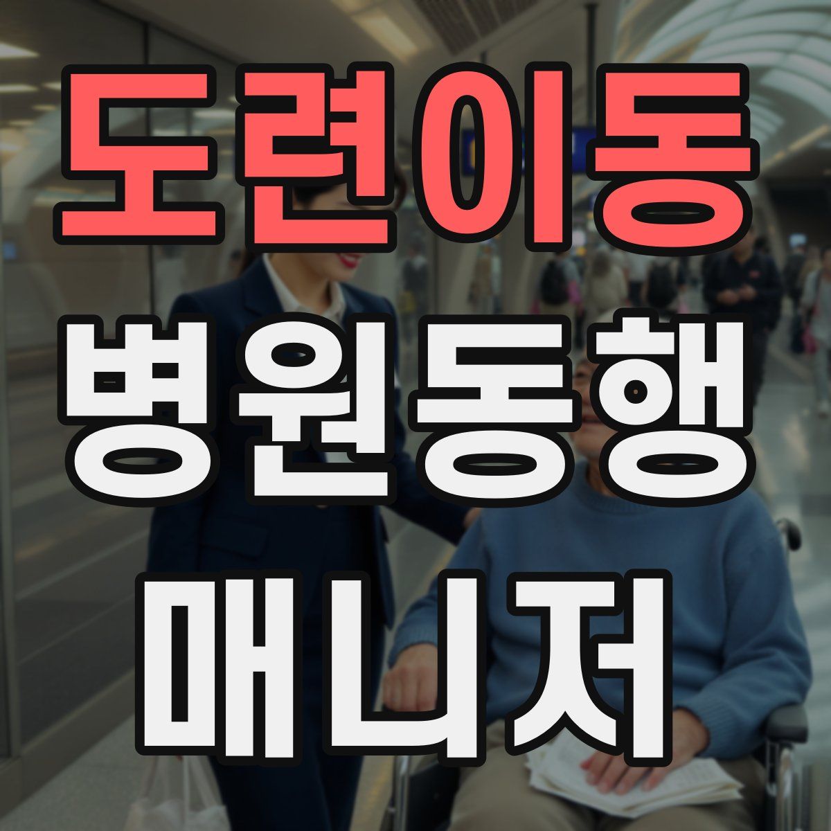 도련이동 병원동행매니저 자격증