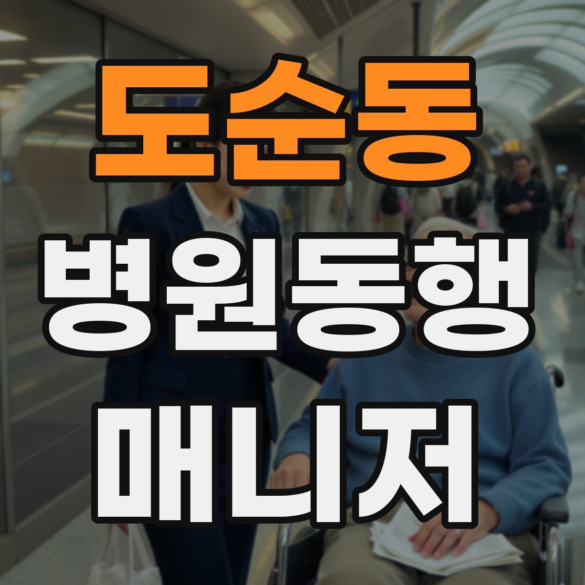 도순동 병원동행매니저 자격증