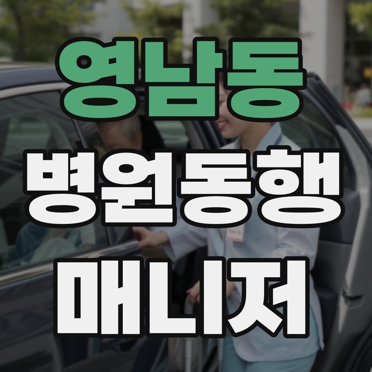 영남동 병원동행매니저 자격증