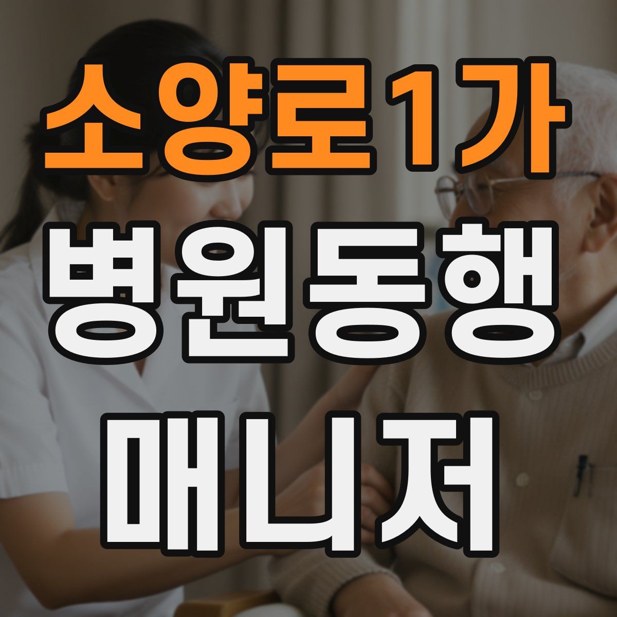 소양로1가 병원동행매니저 자격증