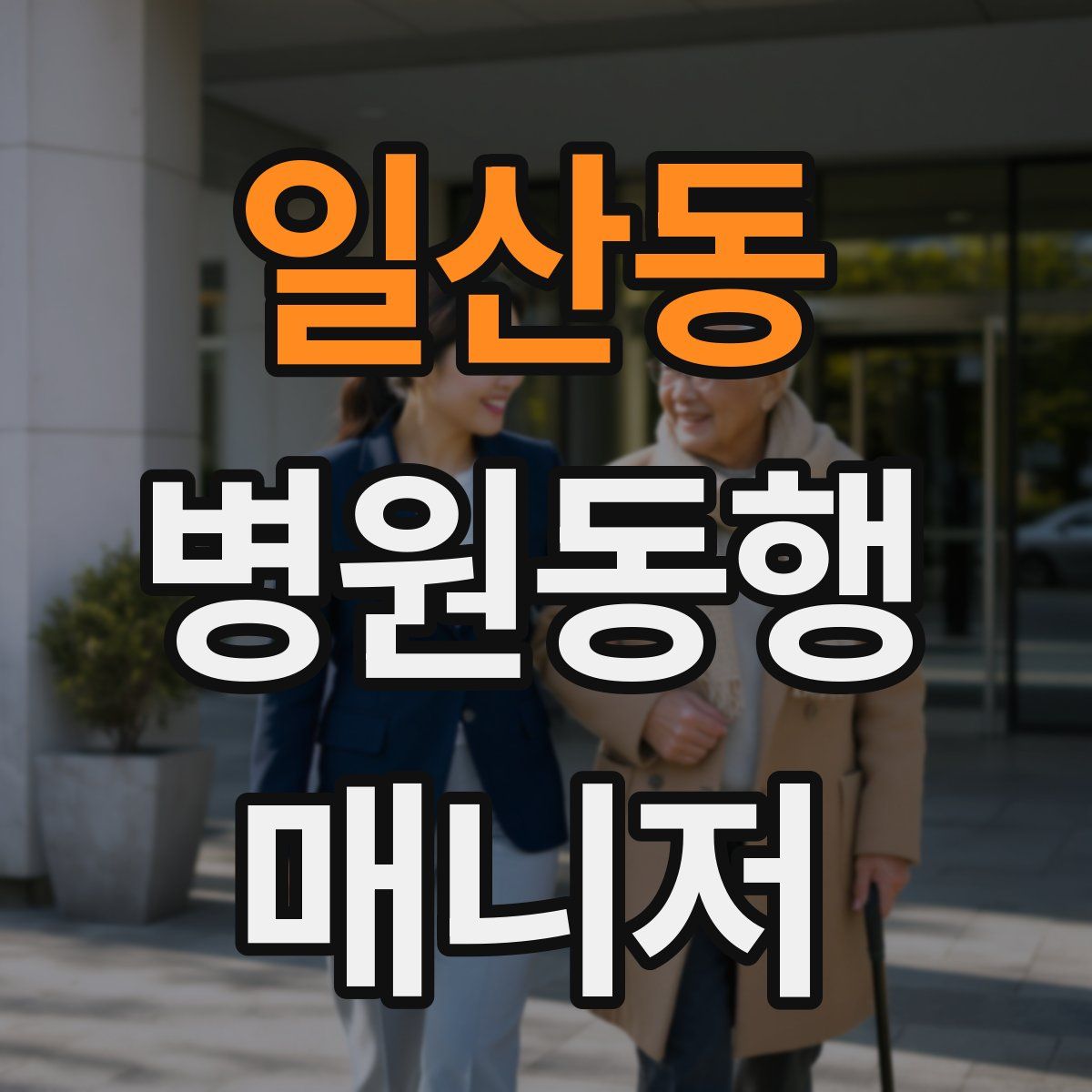 일산동 병원동행매니저 자격증