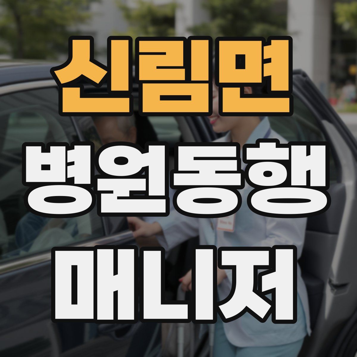 신림면 병원동행매니저 자격증