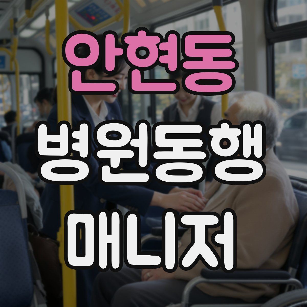 안현동 병원동행매니저 자격증 휠체어 이용 고객 동행의 기본