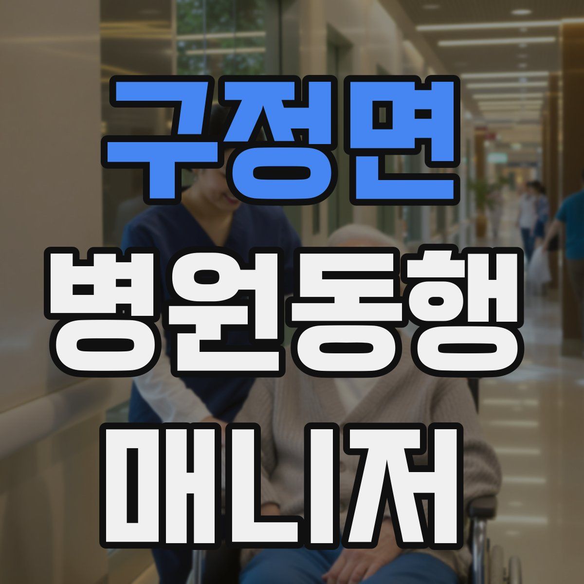 구정면 병원동행매니저 자격증