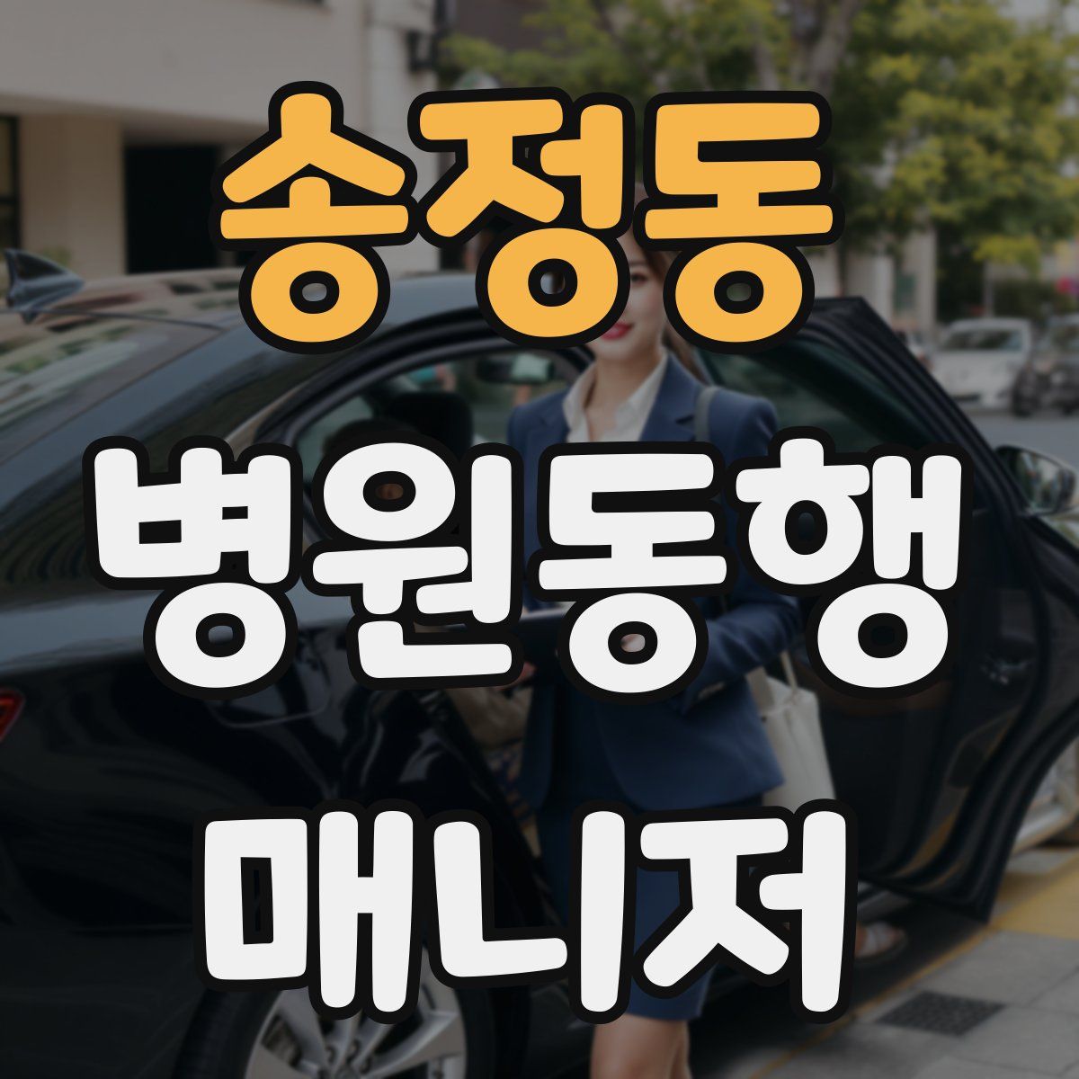 송정동 병원동행매니저 자격증