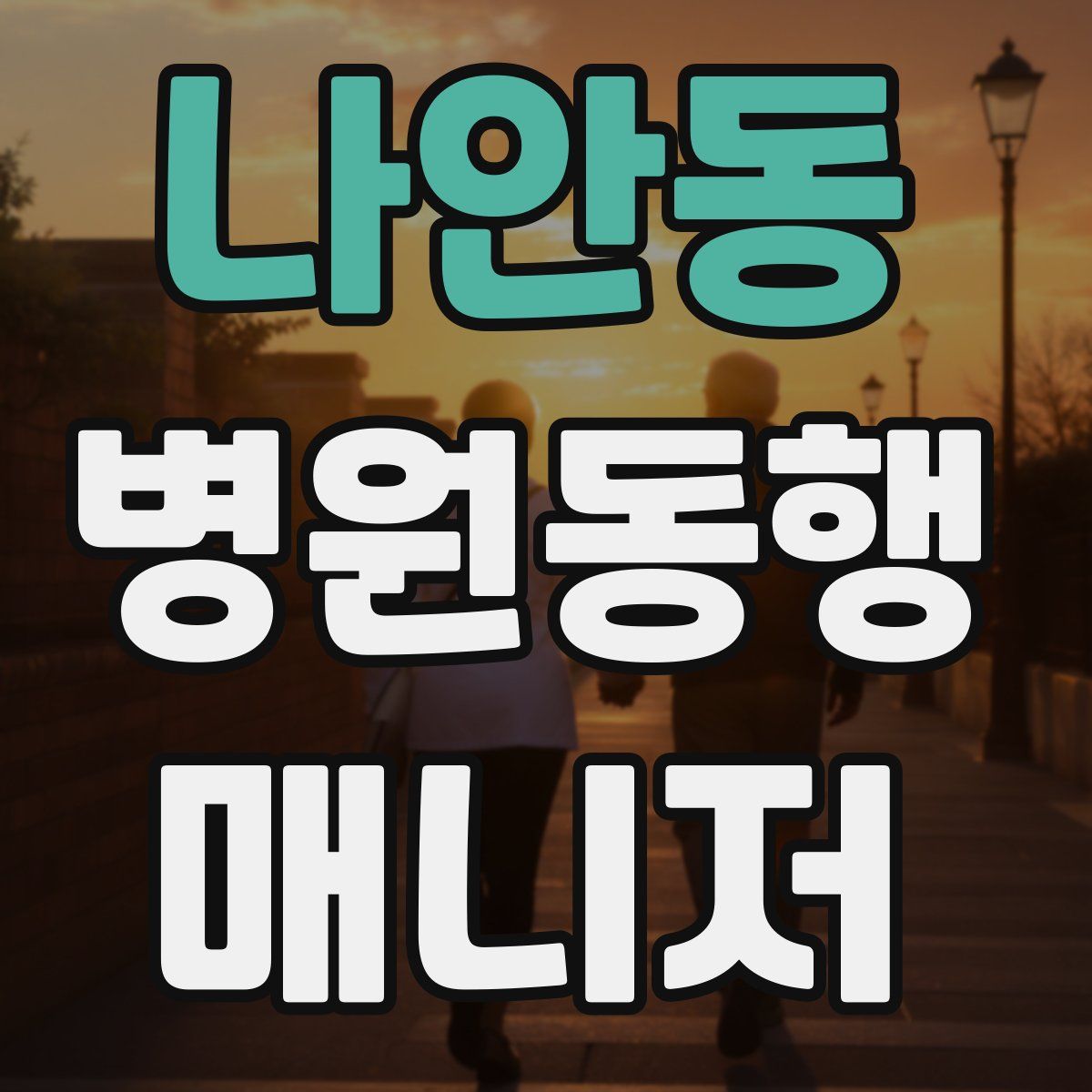 나안동 병원동행매니저 자격증