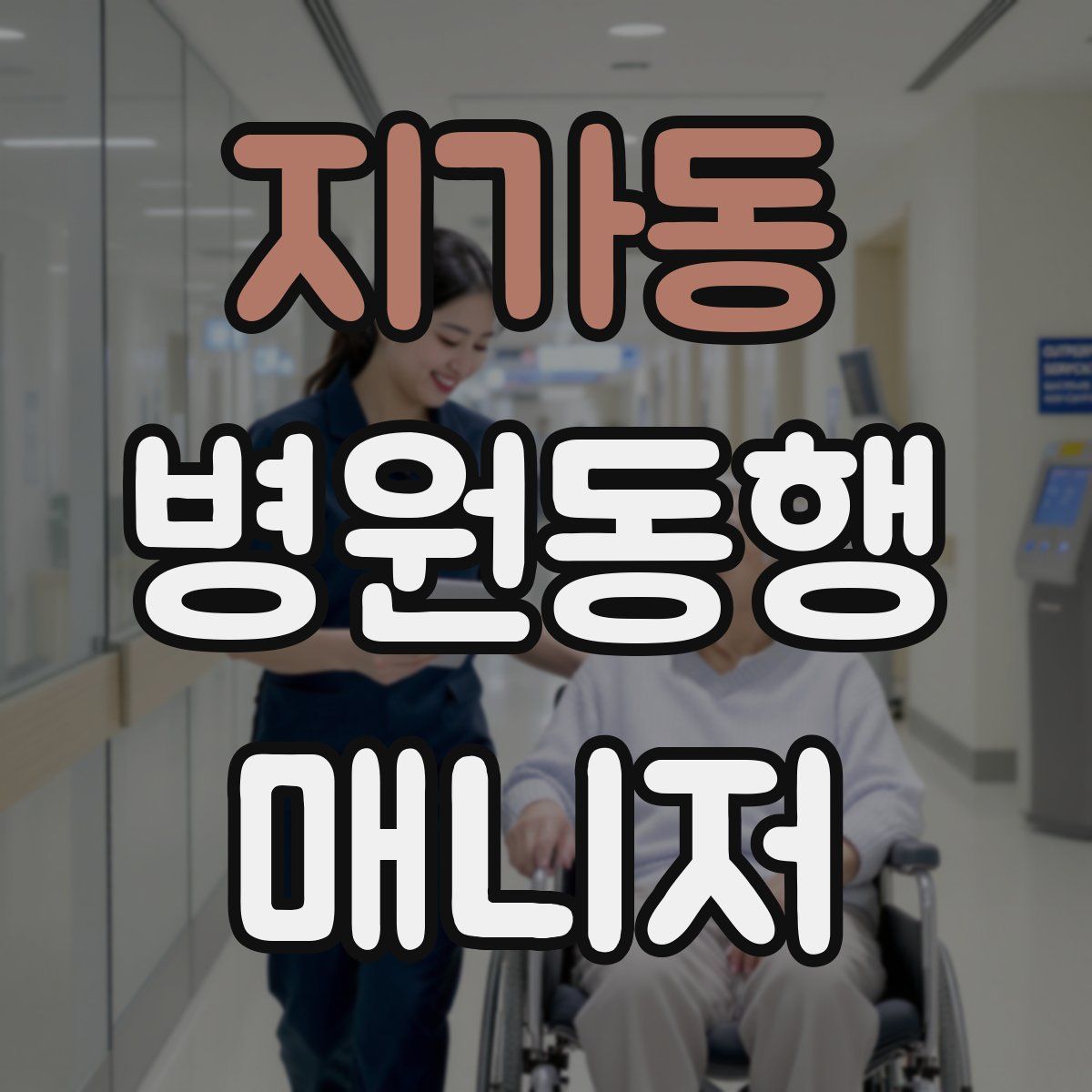 지가동 병원동행매니저 자격증