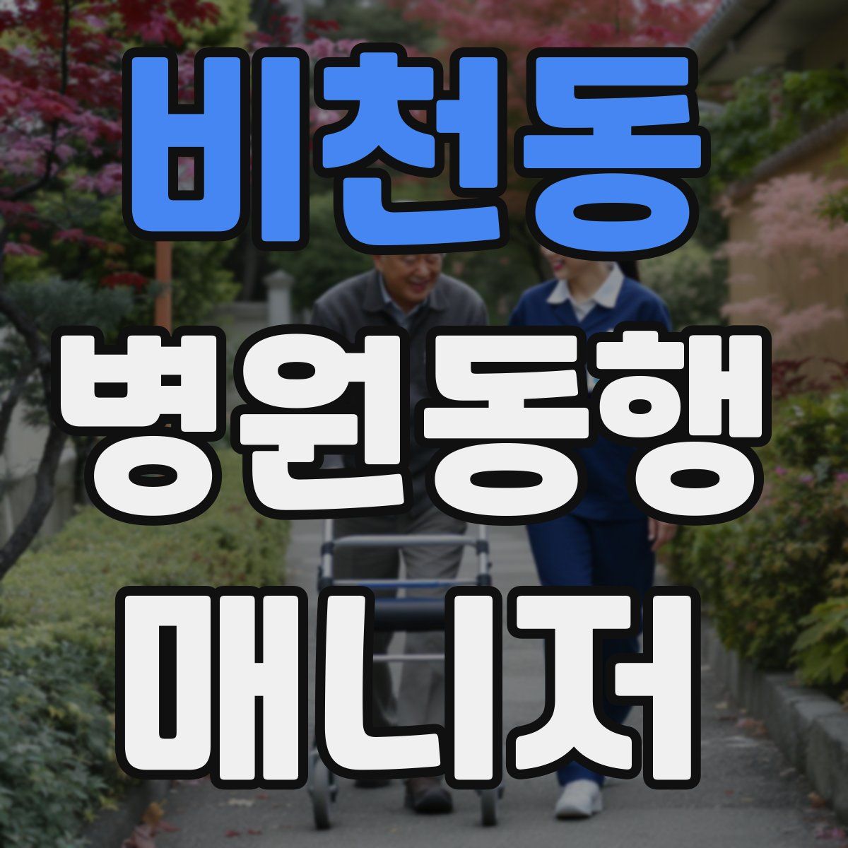 비천동 병원동행매니저 자격증