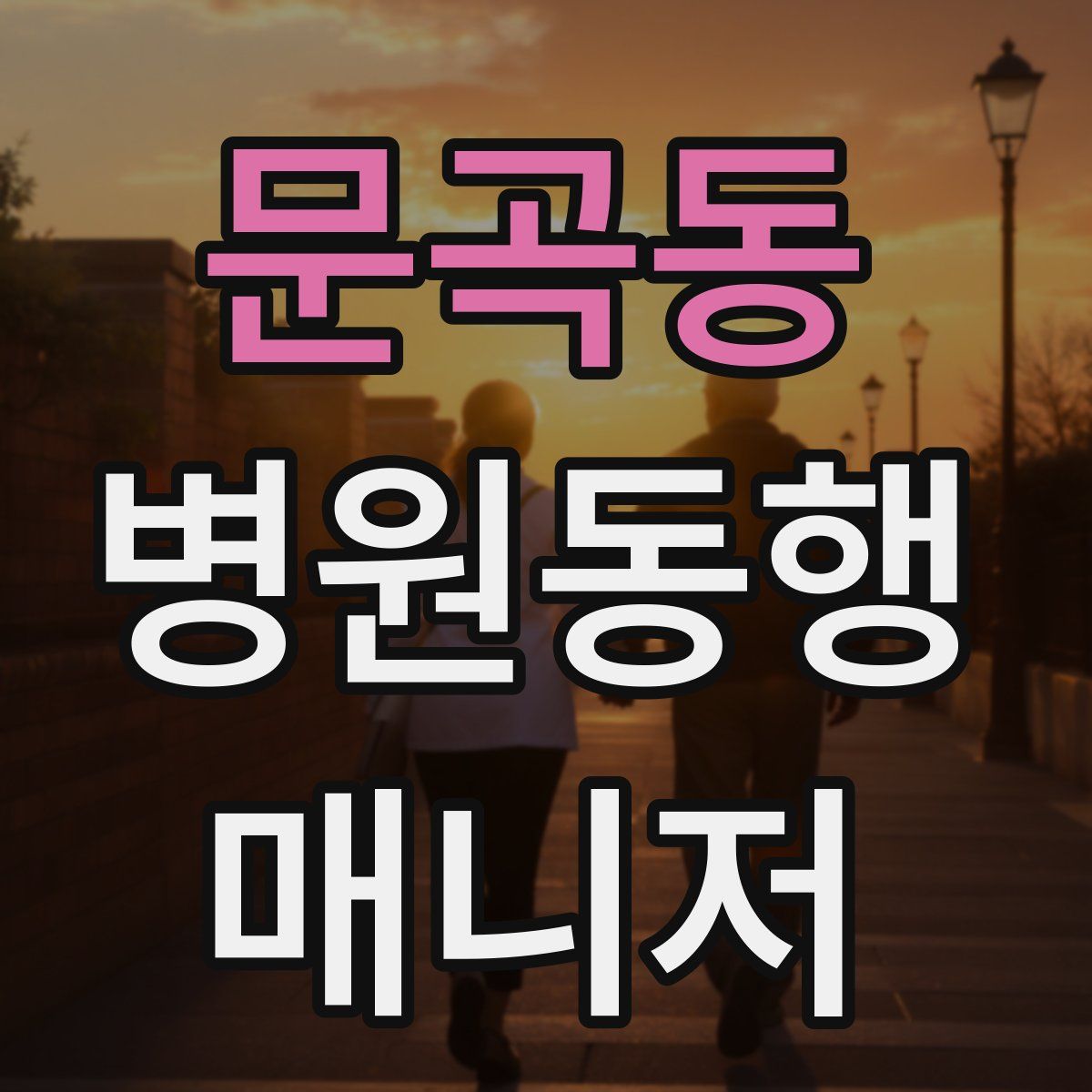 문곡동 병원동행매니저 자격증