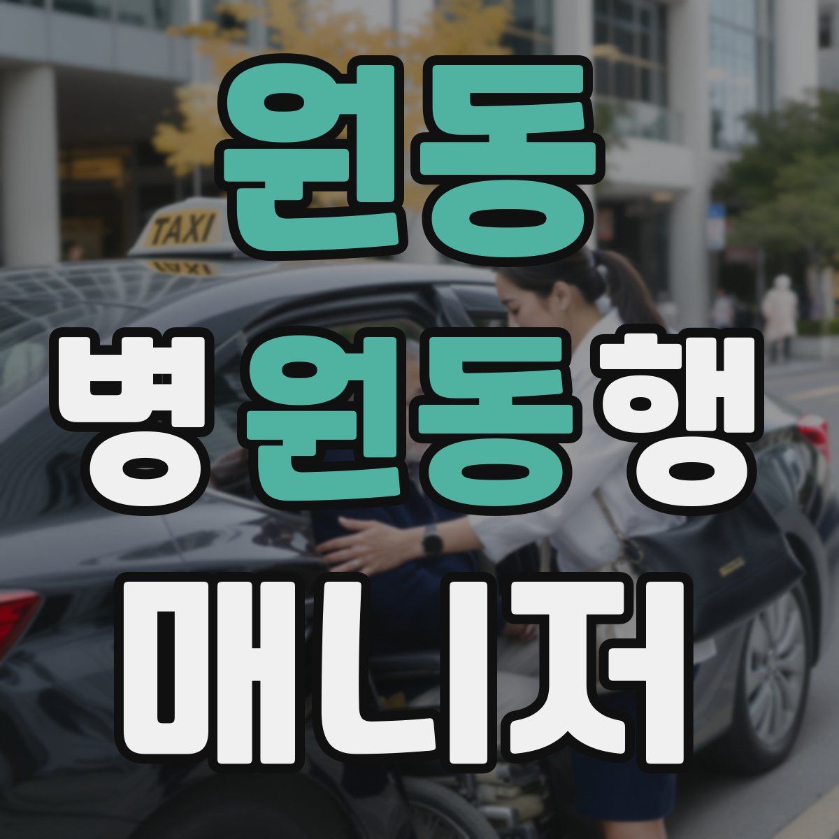 원동 병원동행매니저 자격증