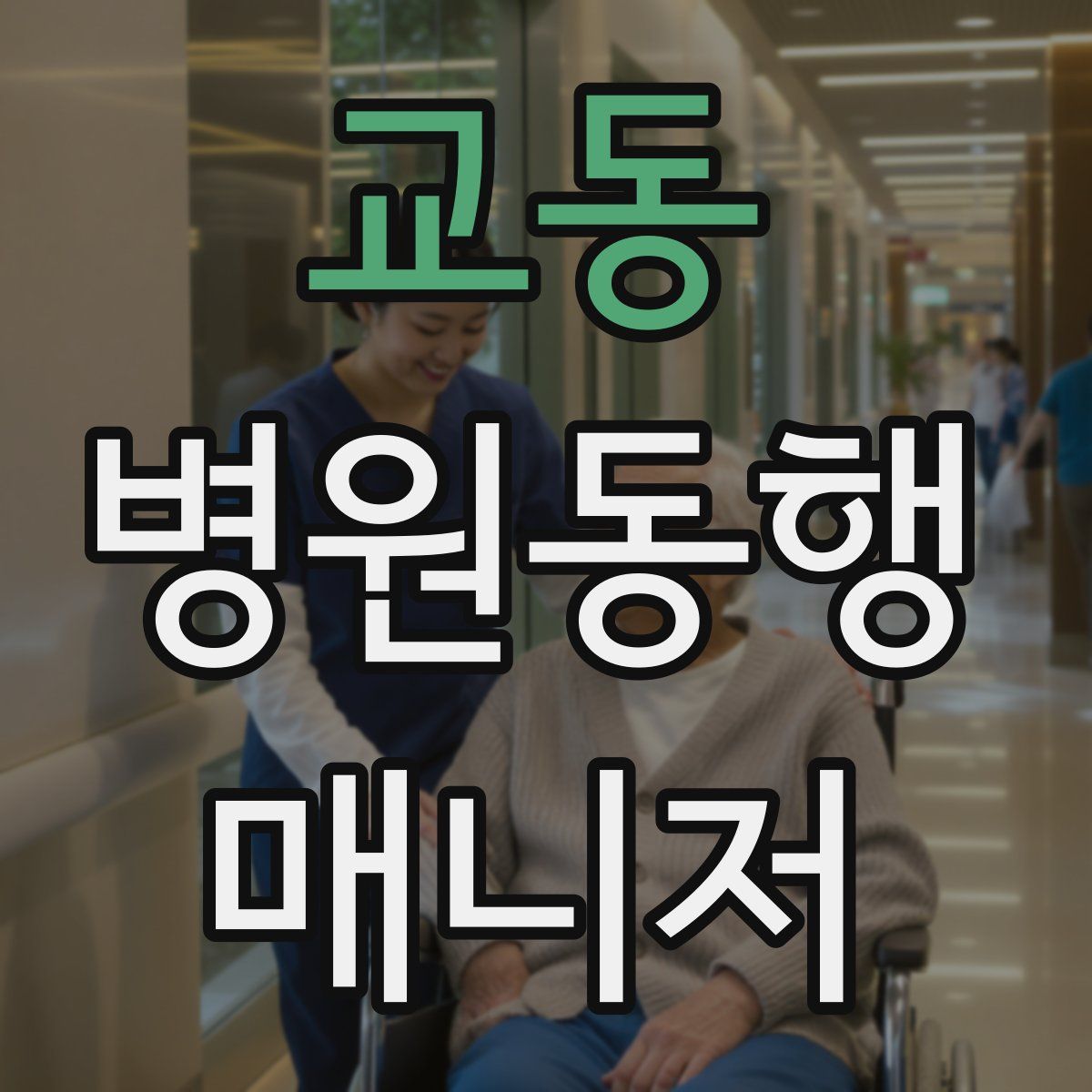 교동 병원동행매니저 자격증