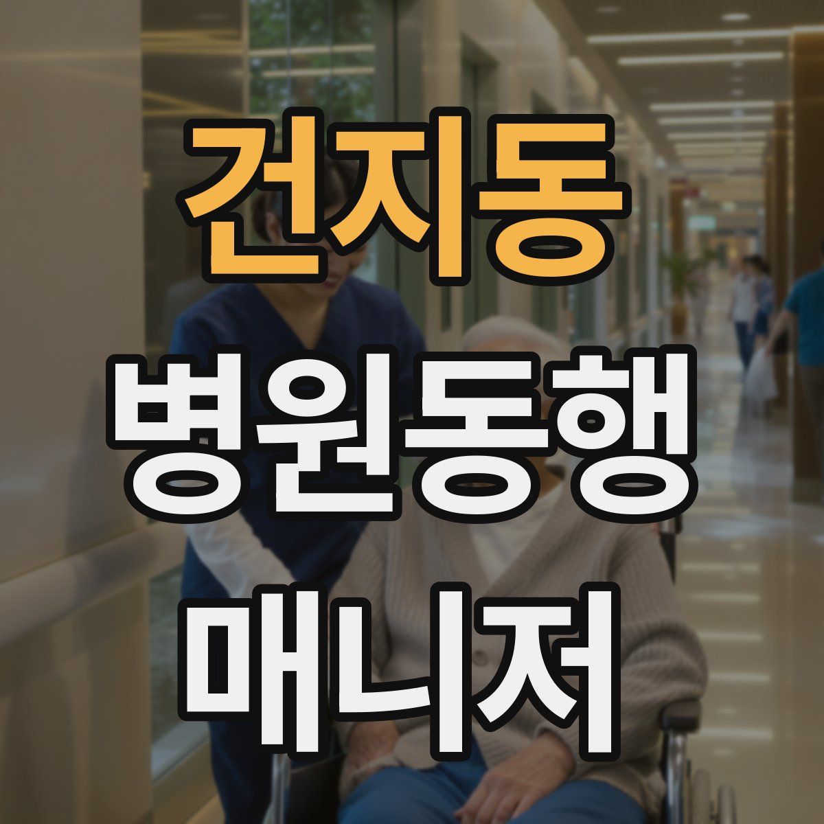 건지동 병원동행매니저 자격증