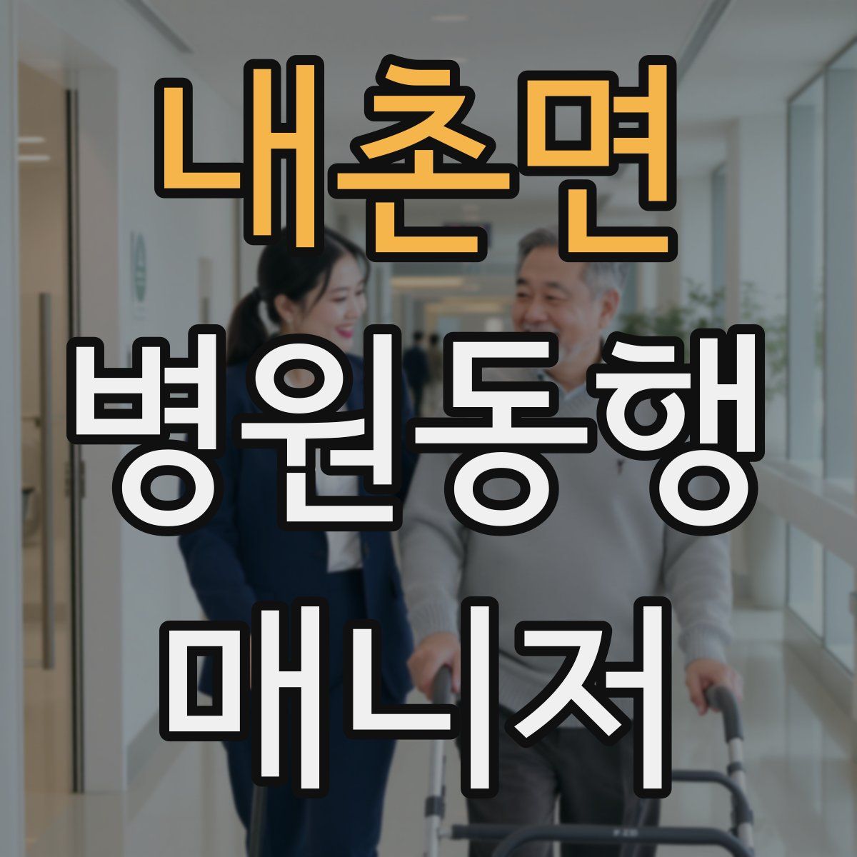내촌면 병원동행매니저 자격증