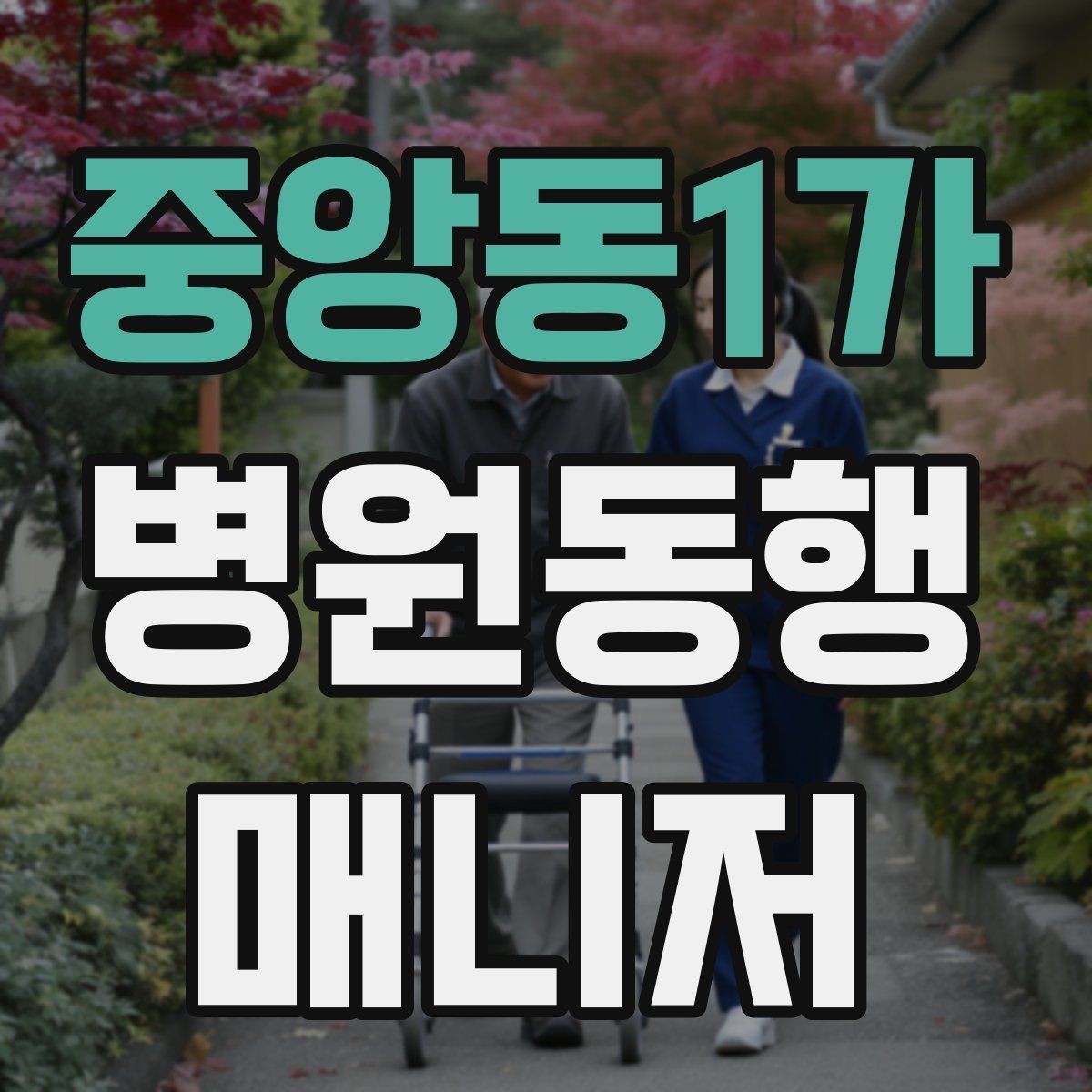 중앙동1가 병원동행매니저 자격증 동행 비용 안내를 투명하게 하는 기준