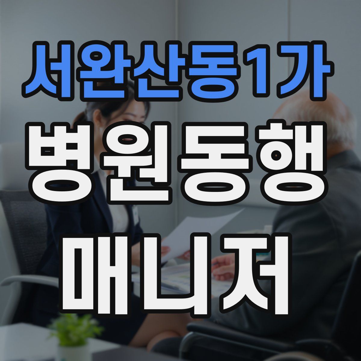 서완산동1가 병원동행매니저 자격증