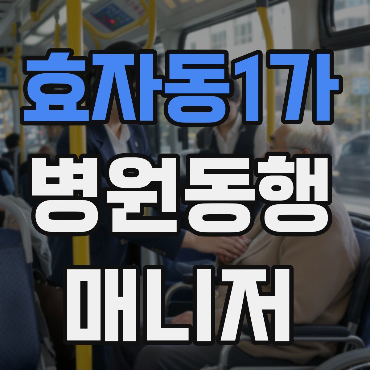 효자동1가 병원동행매니저 자격증