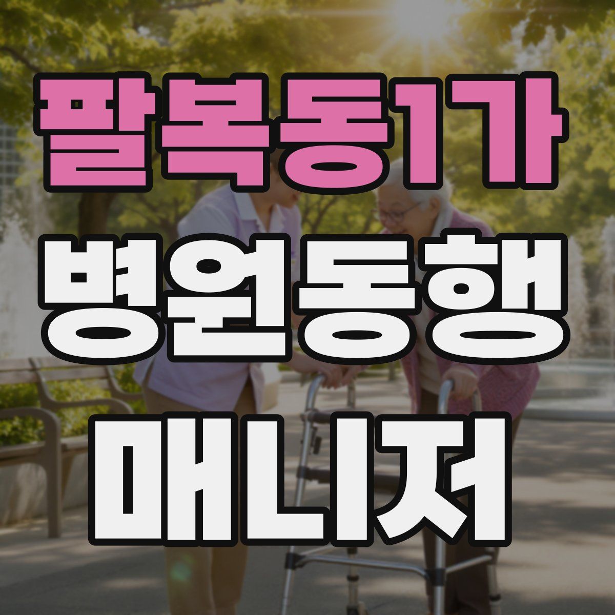 팔복동1가 병원동행매니저 자격증