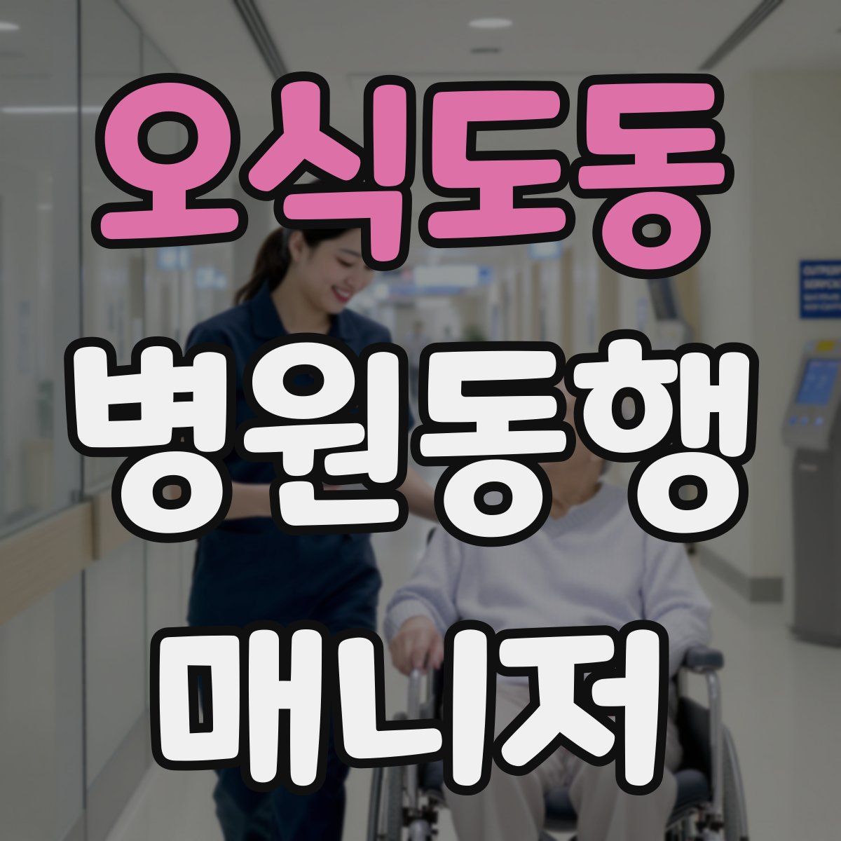오식도동 병원동행매니저 자격증