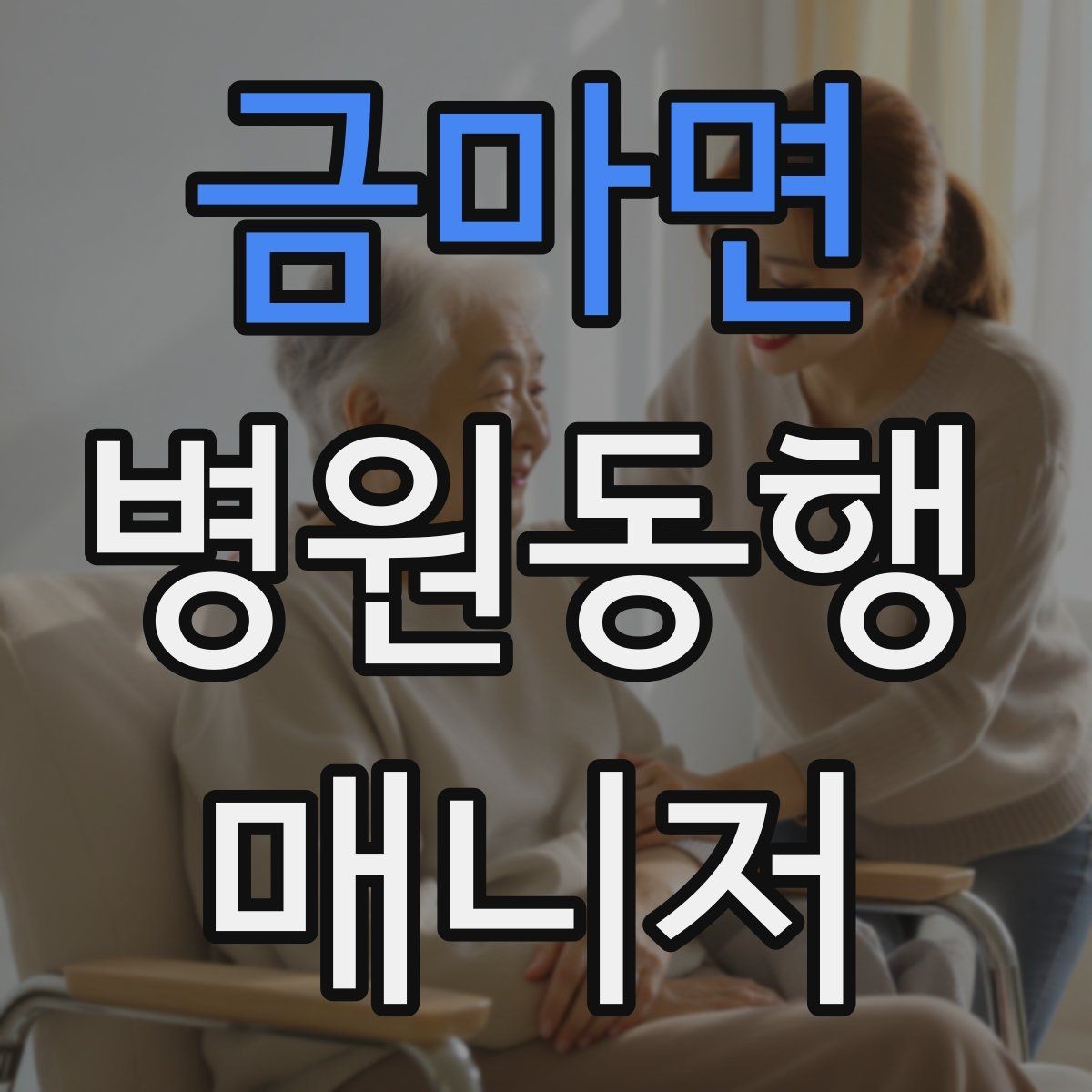 금마면 병원동행매니저 자격증 낙상 위험 줄이는 동행 자세