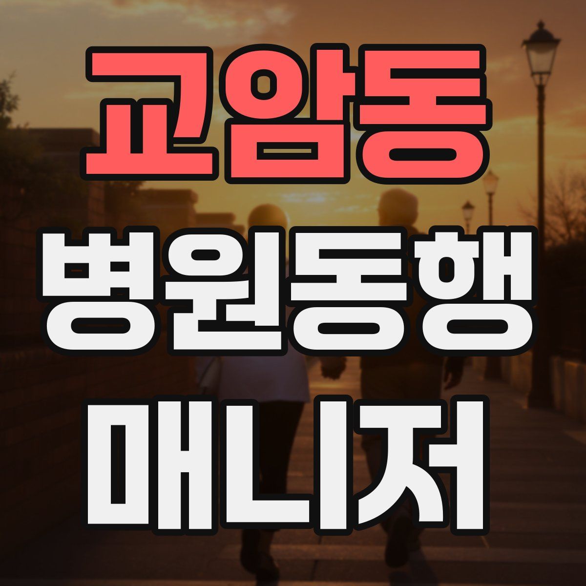 교암동 병원동행매니저 자격증