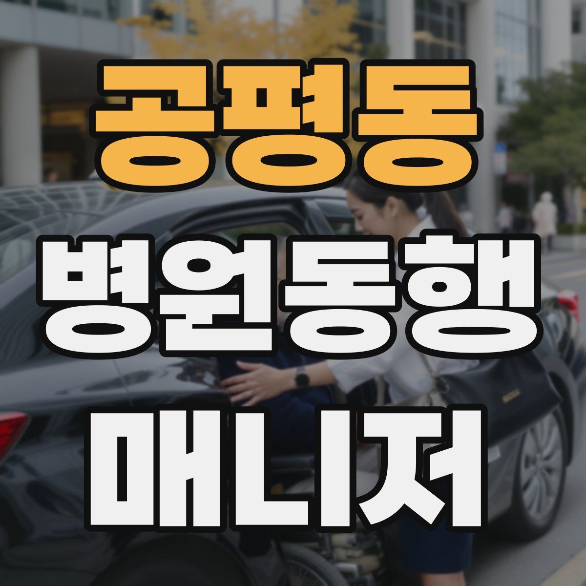 공평동 병원동행매니저 자격증