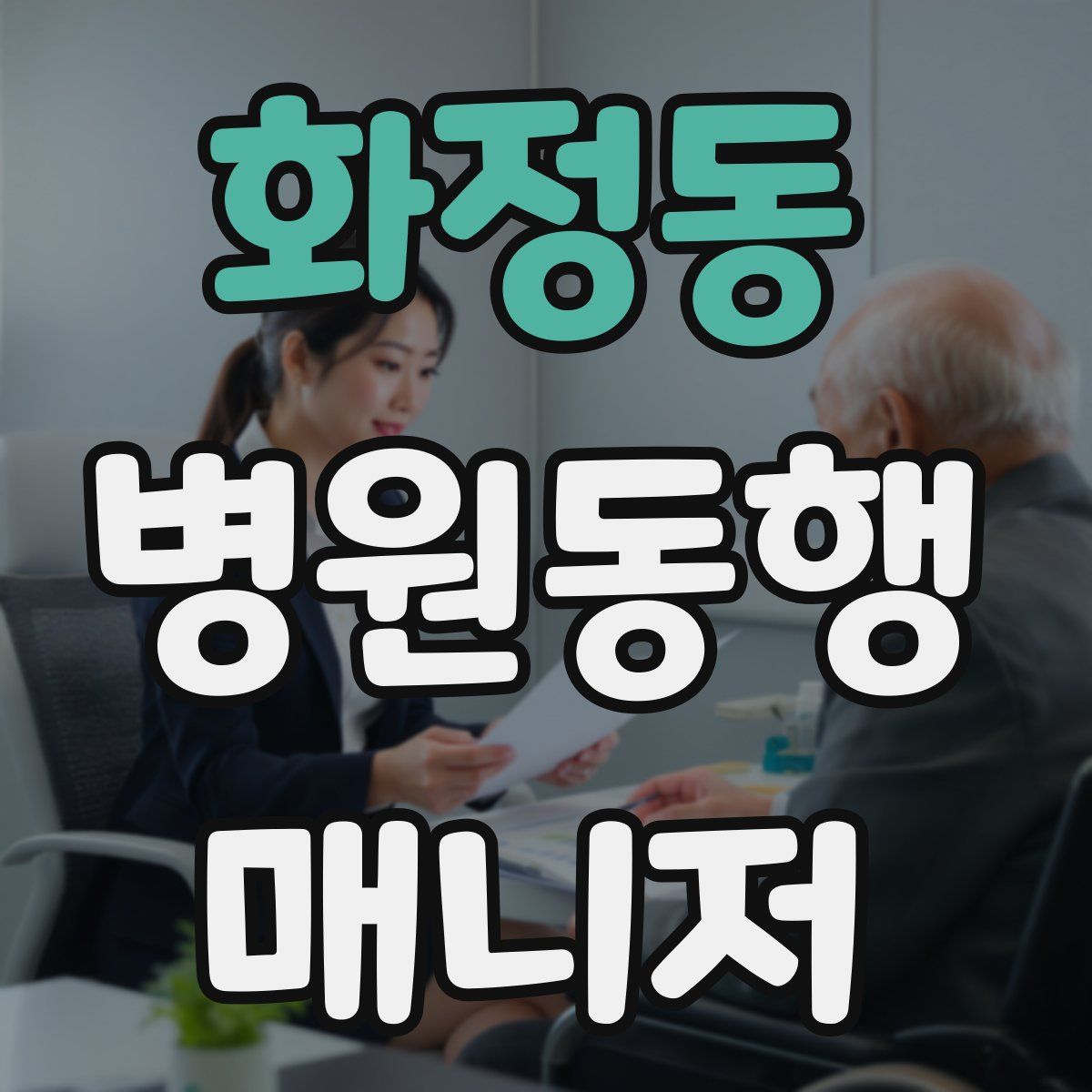 화정동 병원동행매니저 자격증