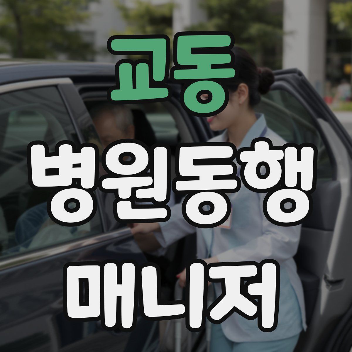 교동 병원동행매니저 자격증