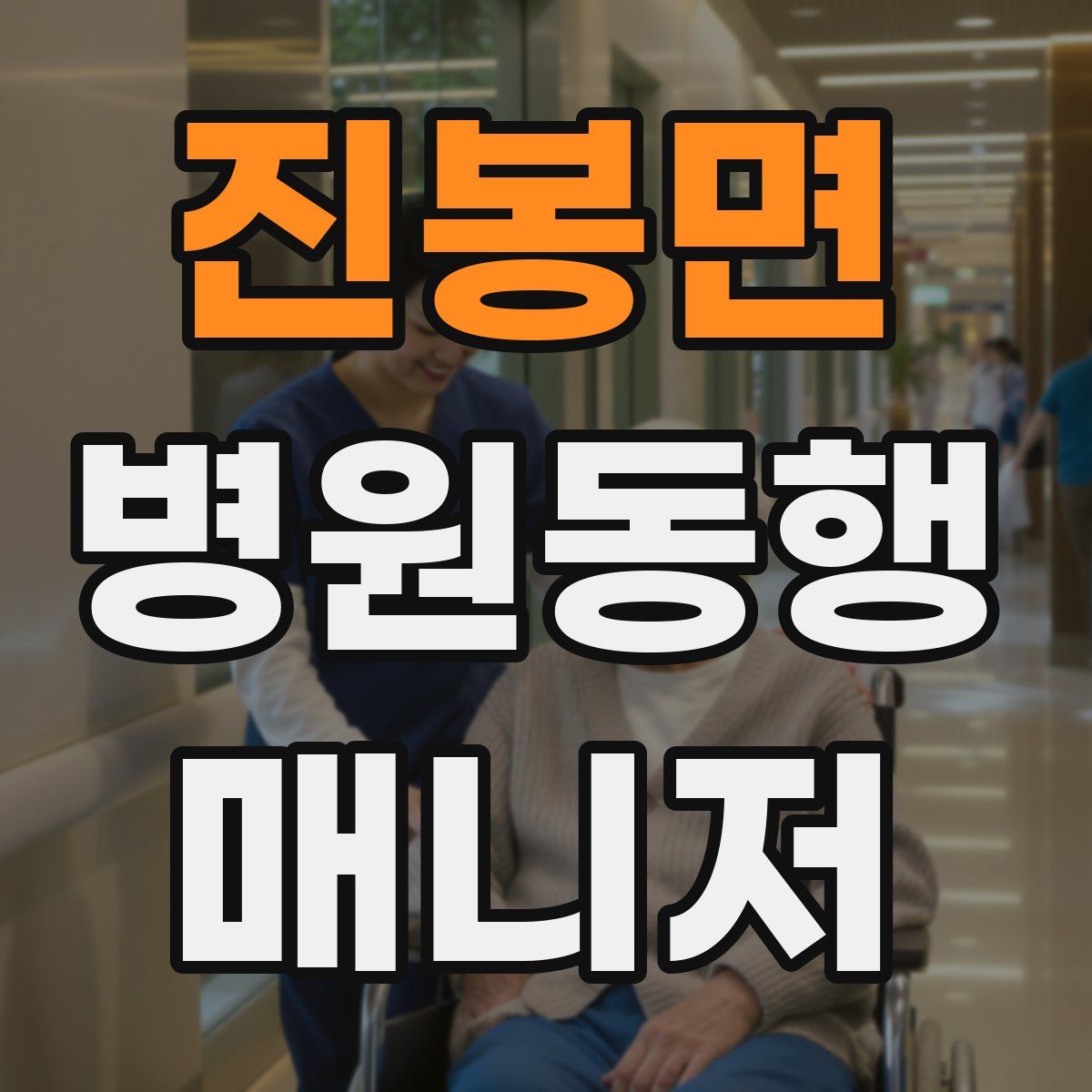 진봉면 병원동행매니저 자격증