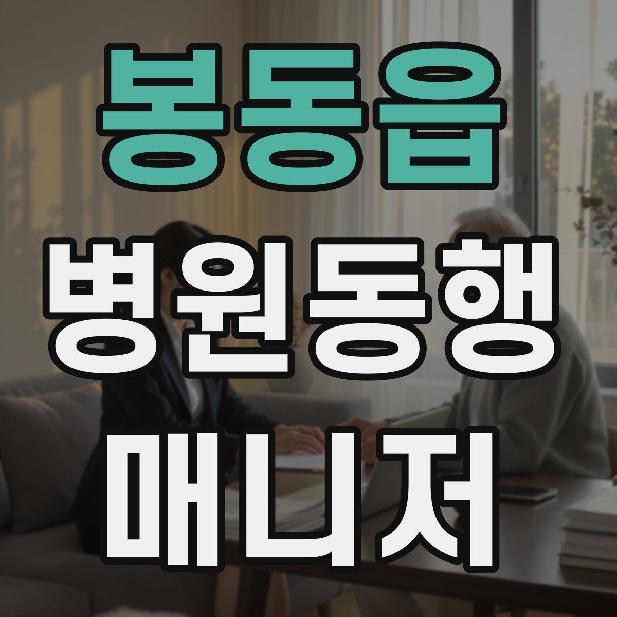 봉동읍 병원동행매니저 자격증