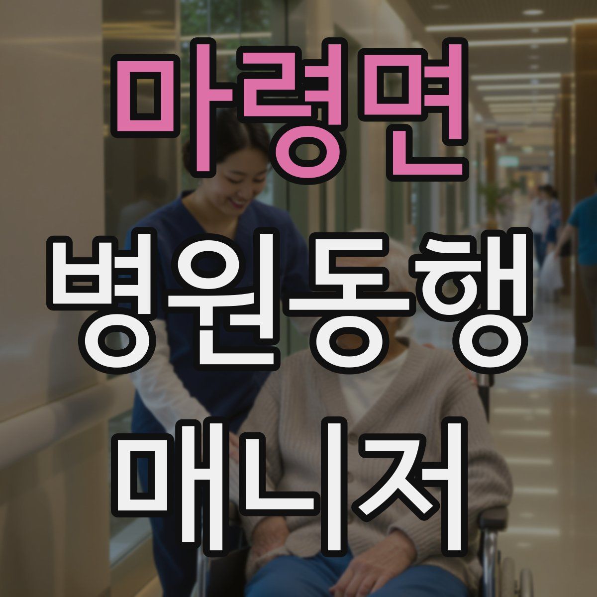 마령면 병원동행매니저 자격증
