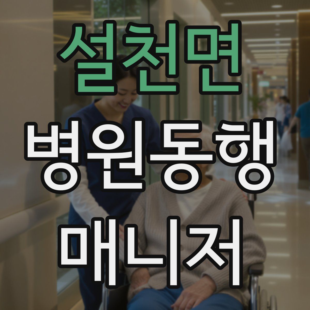 설천면 병원동행매니저 자격증