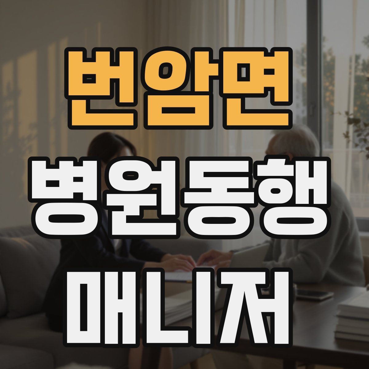 번암면 병원동행매니저 자격증 시험 합격을 위한 핵심 정리 노트