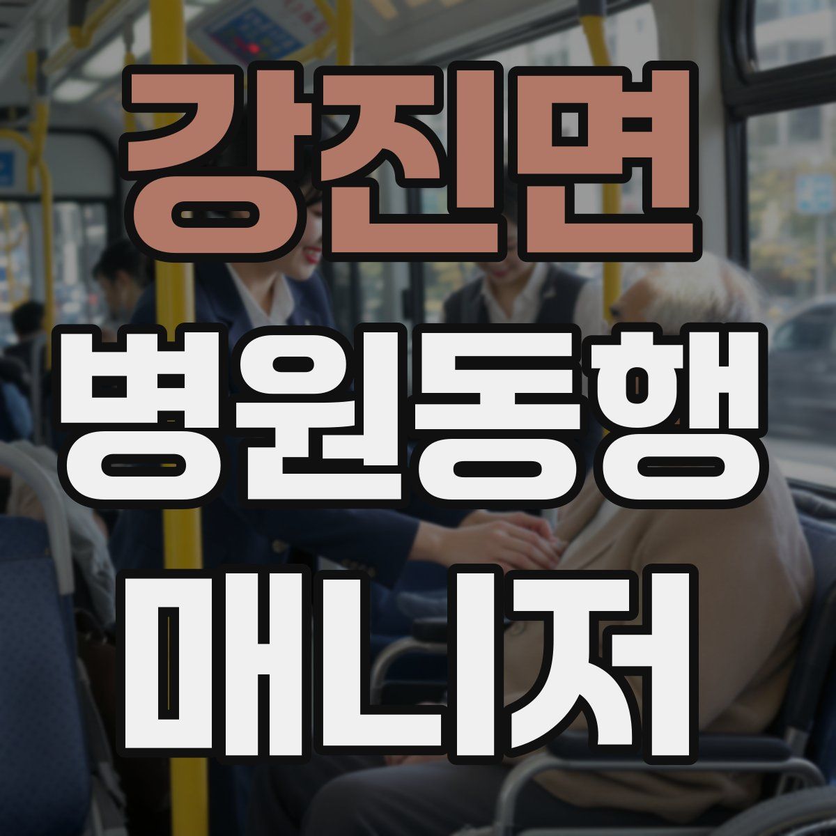 강진면 병원동행매니저 자격증