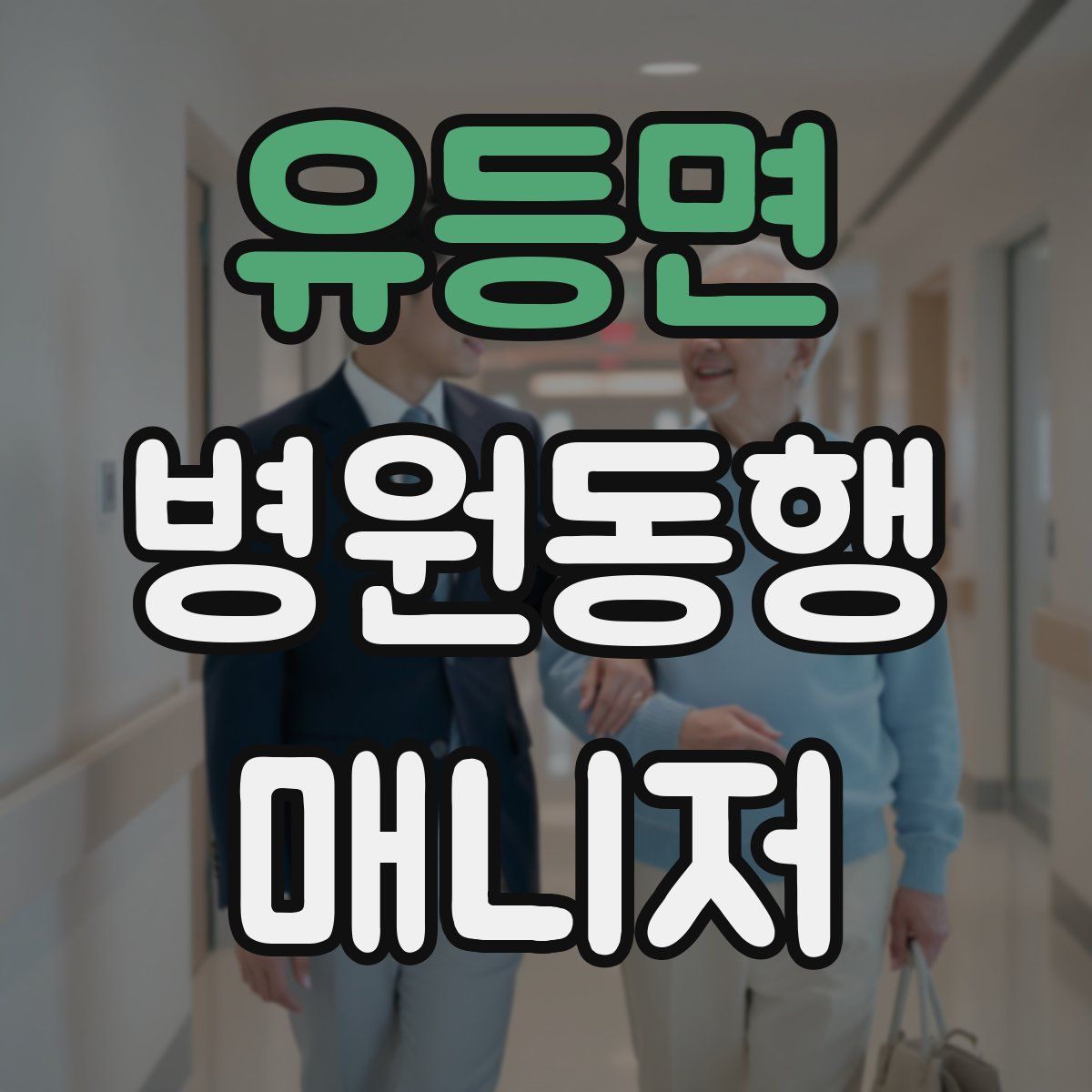 유등면 병원동행매니저 자격증