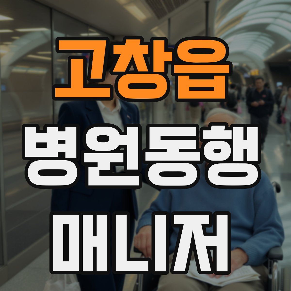 고창읍 병원동행매니저 자격증