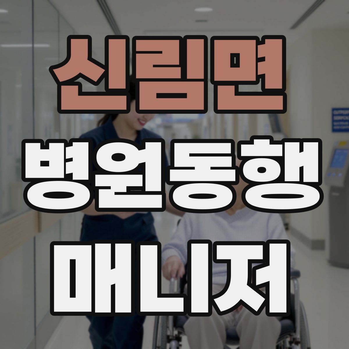 신림면 병원동행매니저 자격증