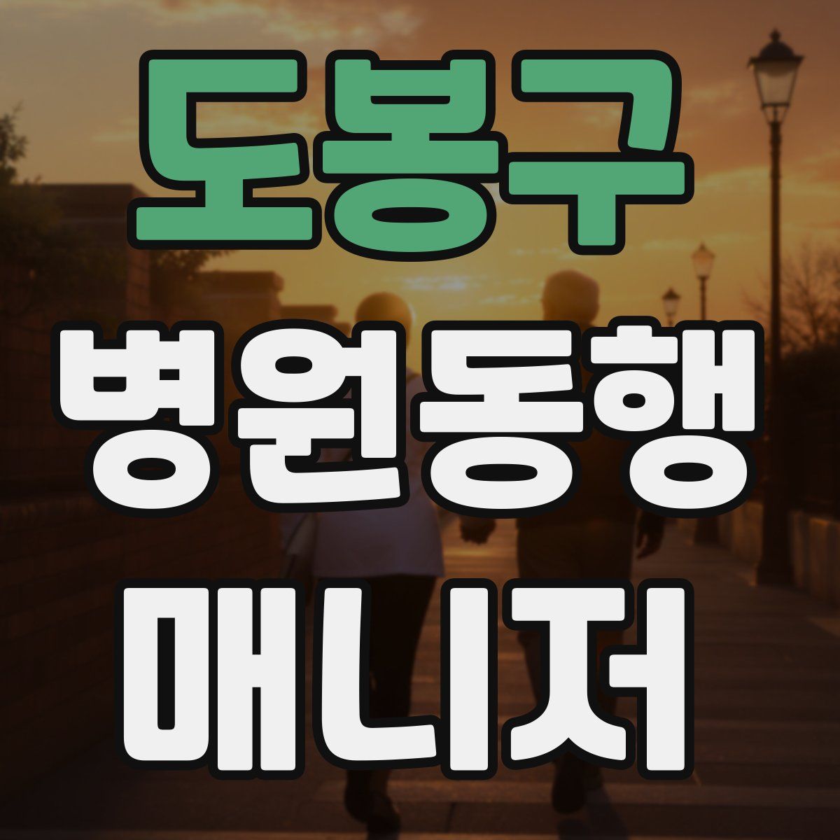 도봉구 병원동행매니저 자격증