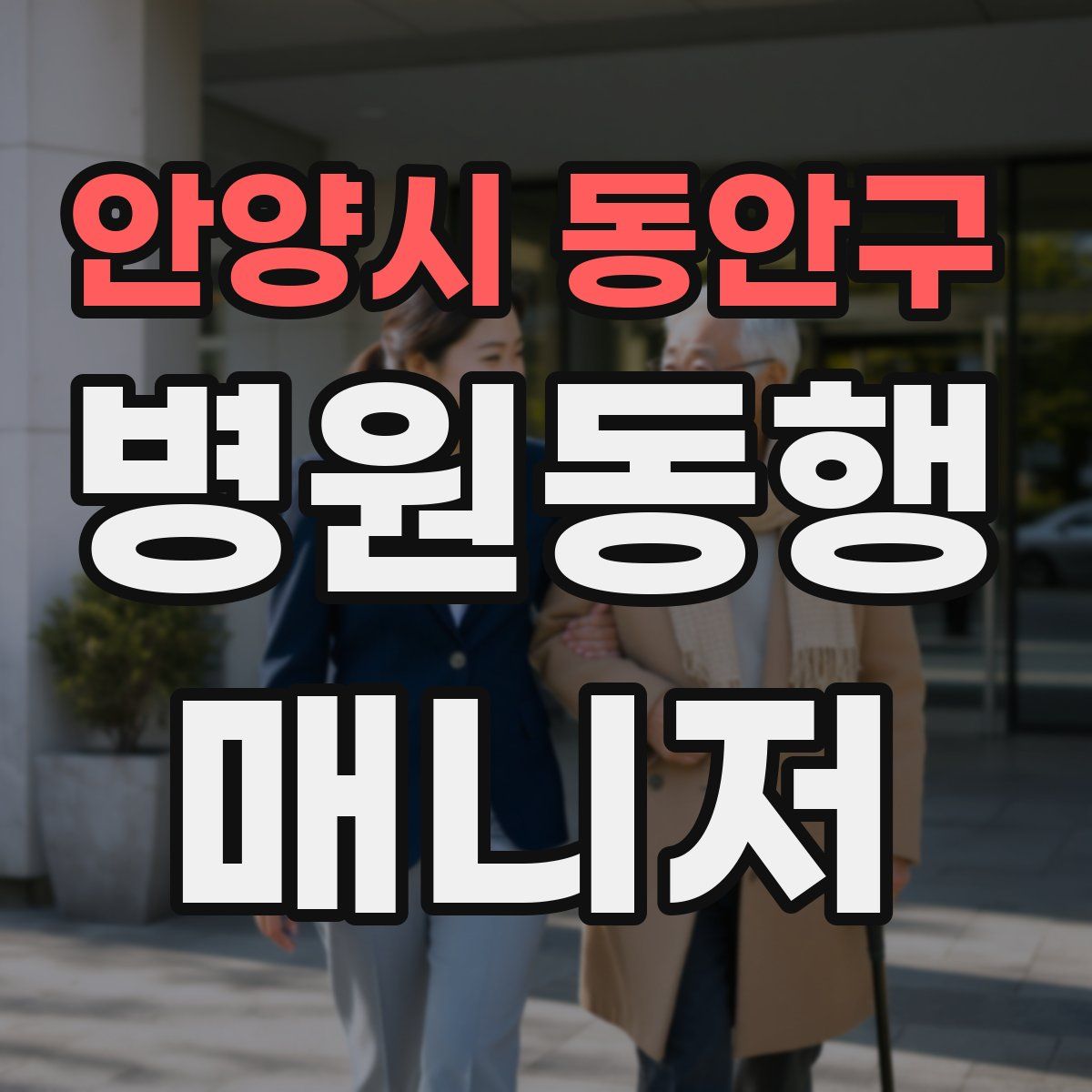 안양시 동안구 병원동행매니저 자격증