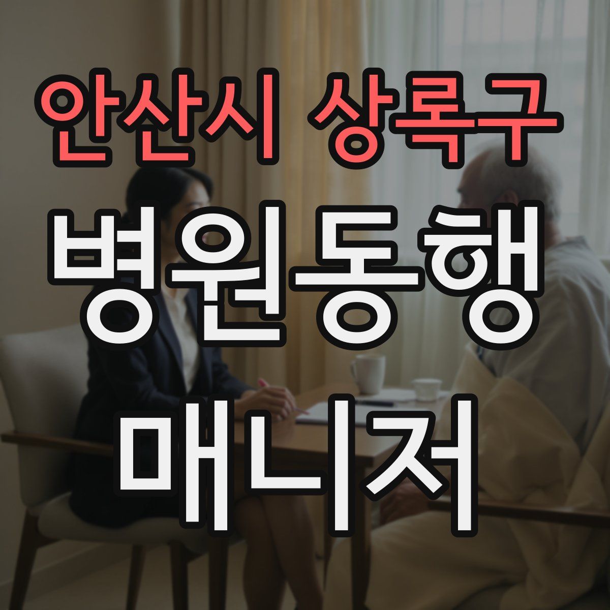 안산시 상록구 병원동행매니저 자격증