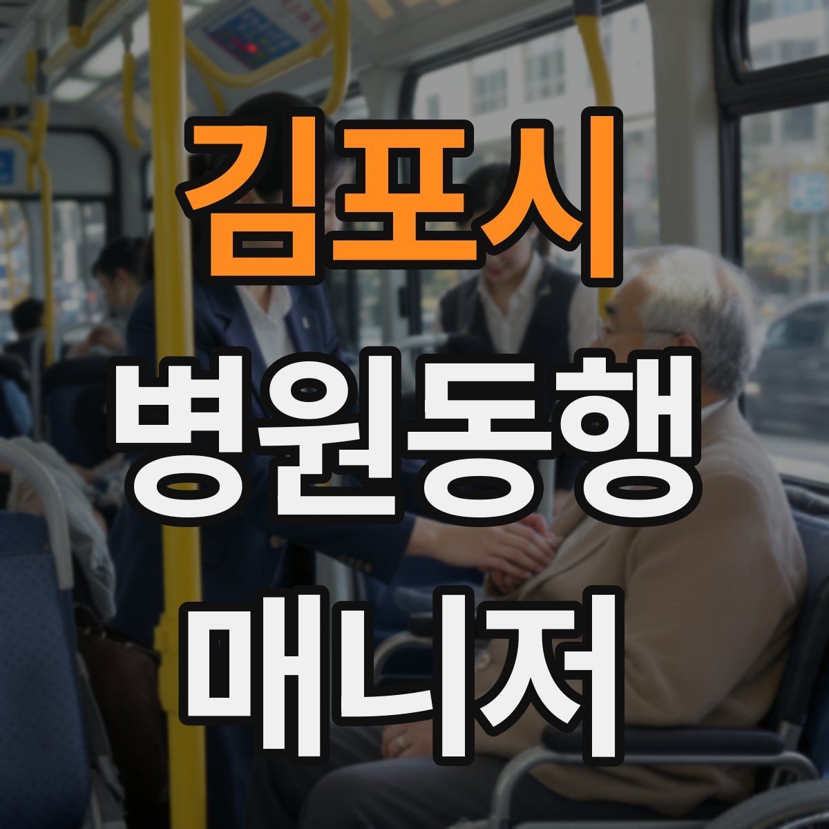 김포시 병원동행매니저 자격증 동행 비용 안내를 투명하게 하는 기준