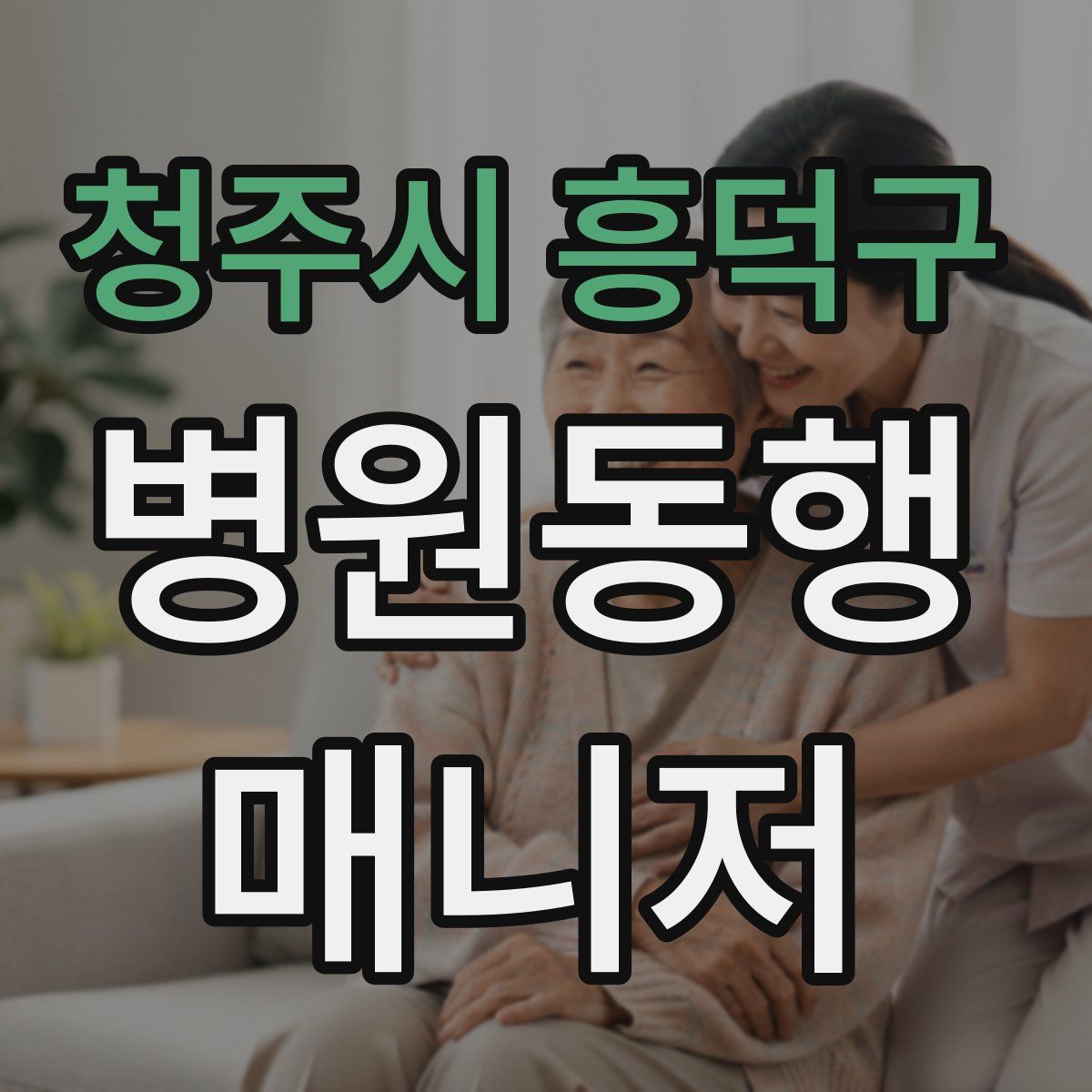 청주시 흥덕구 병원동행매니저 자격증