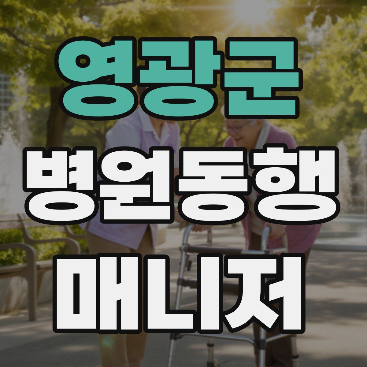 영광군 병원동행매니저 자격증