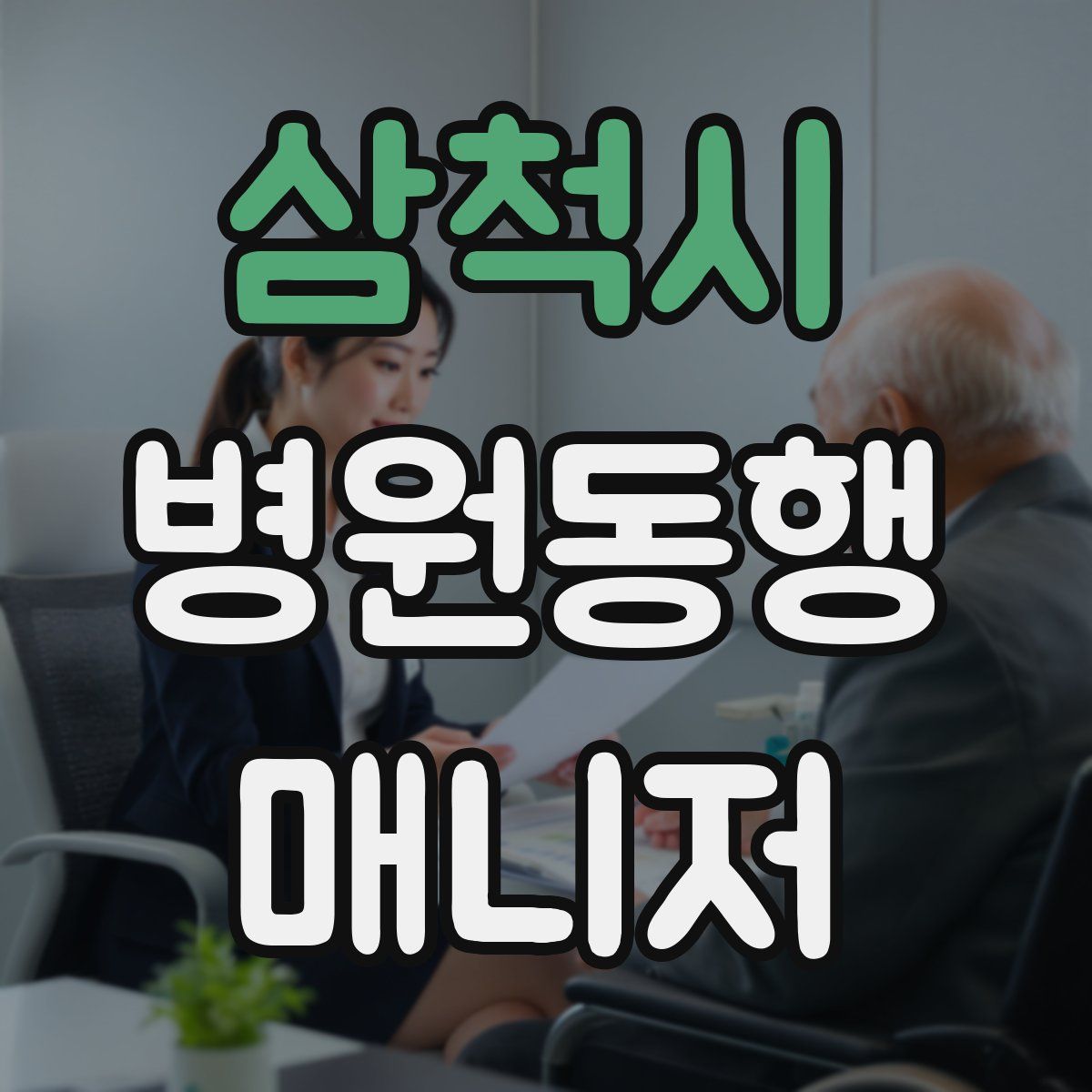 삼척시 병원동행매니저 자격증