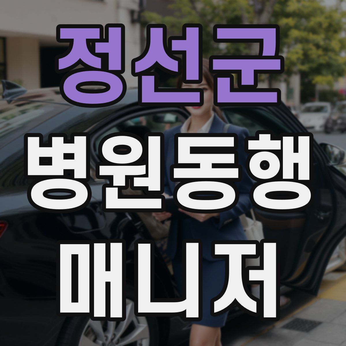 정선군 병원동행매니저 자격증