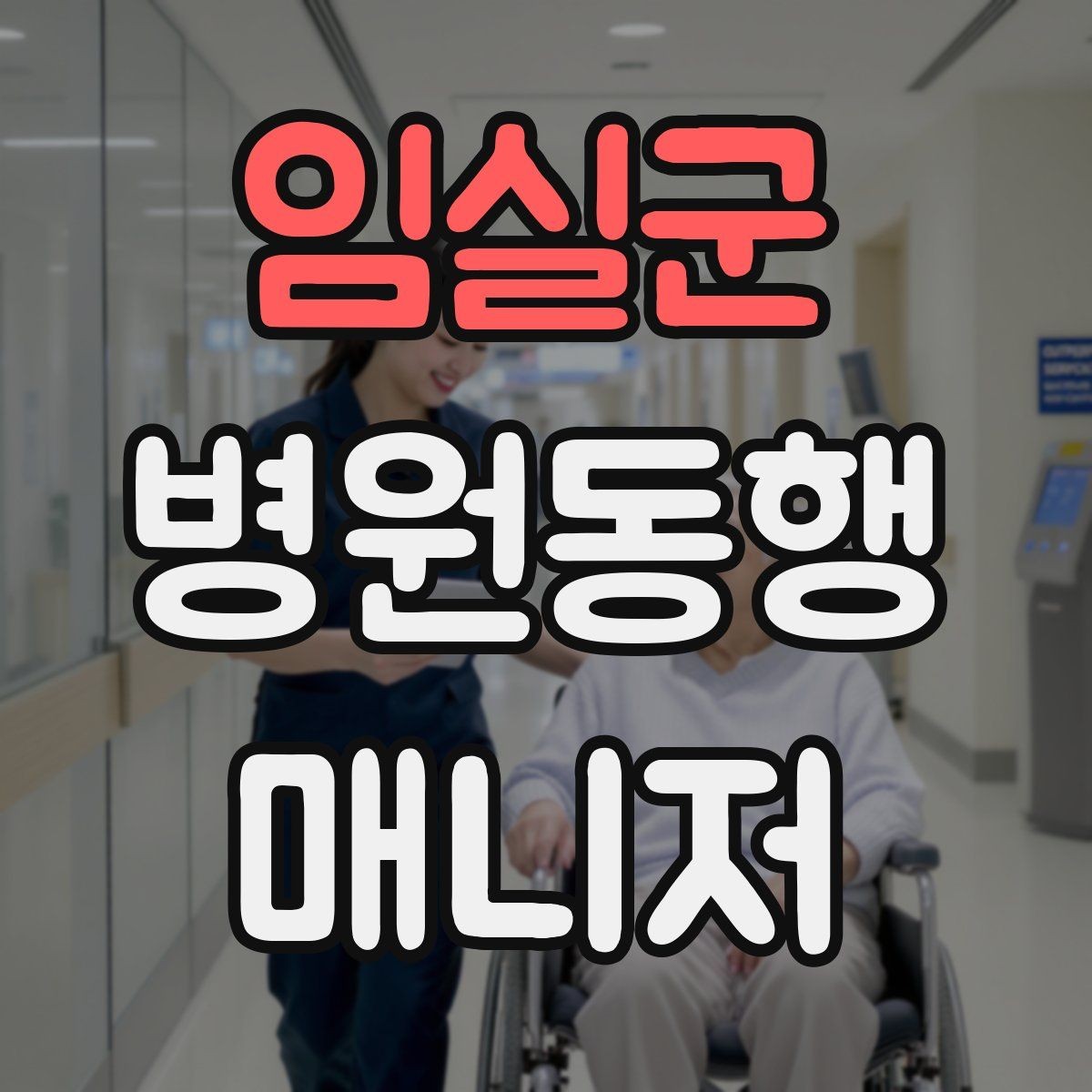 임실군 병원동행매니저 자격증 낙상 위험 줄이는 동행 자세