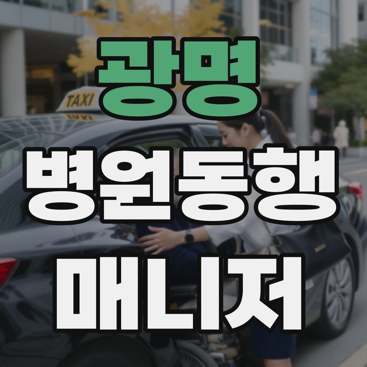 광명 병원동행매니저 자격증