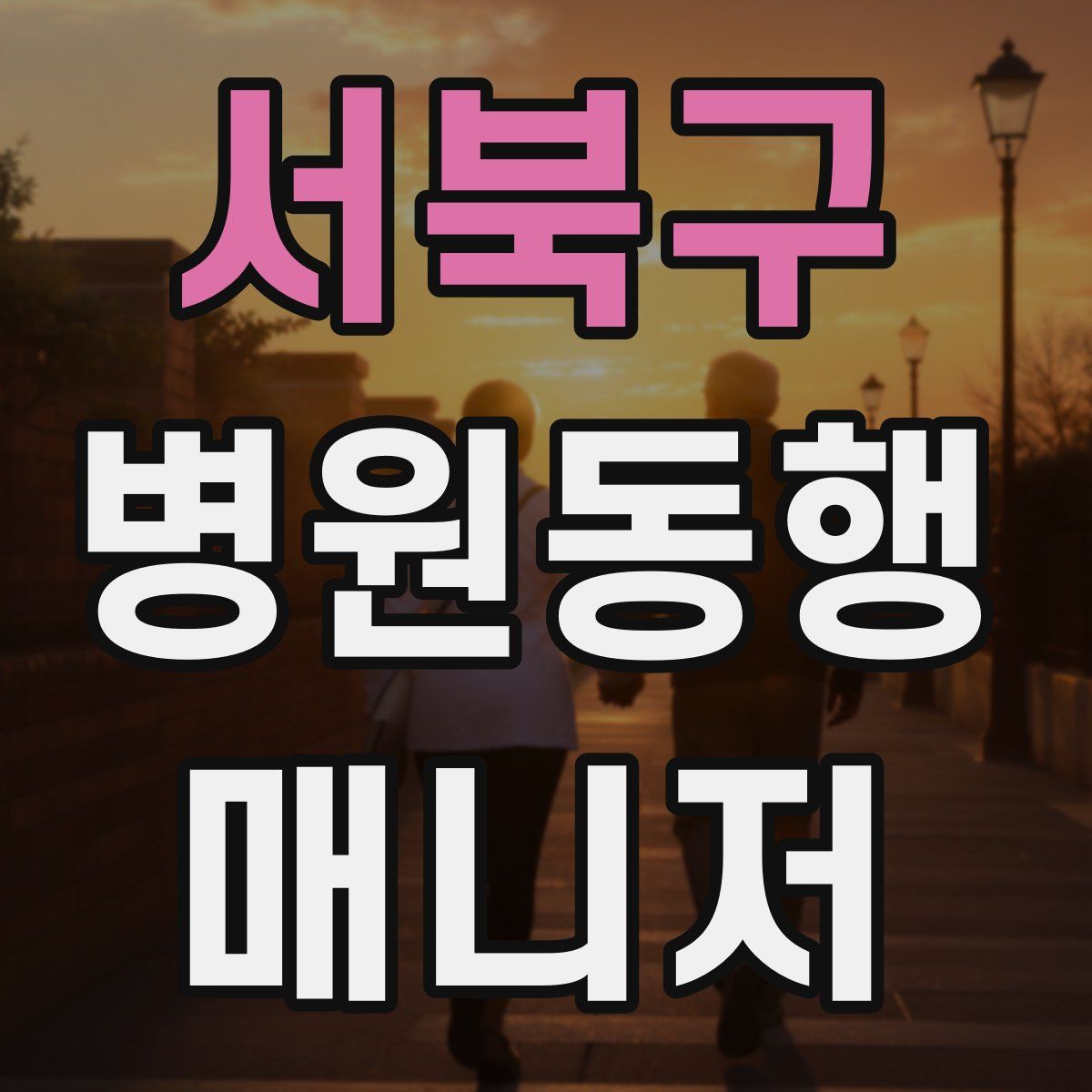 서북구 병원동행매니저 자격증