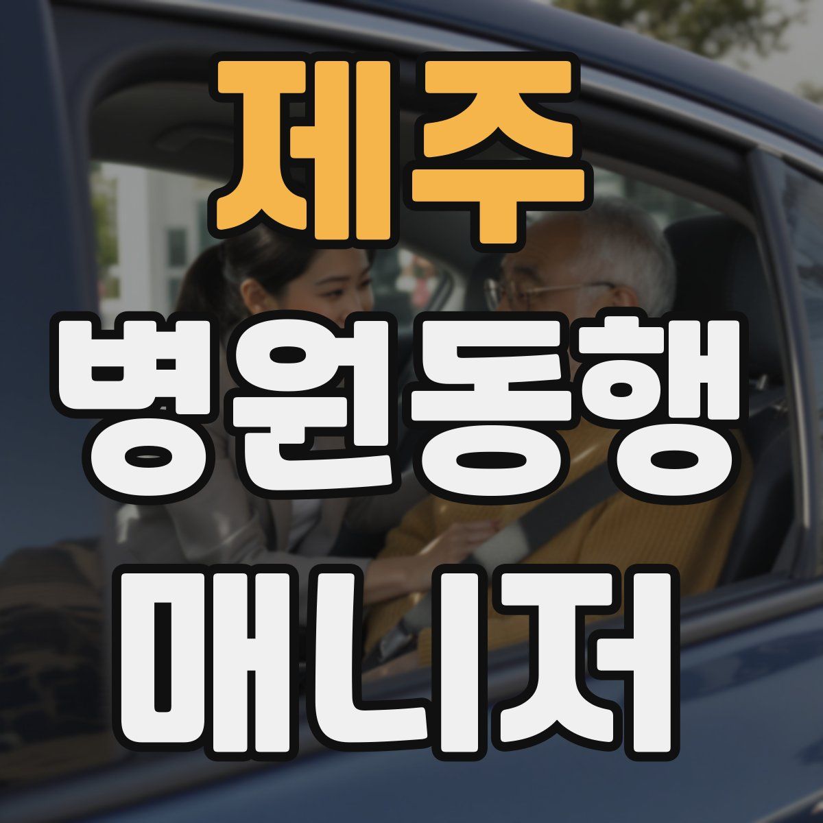 제주 병원동행매니저 자격증