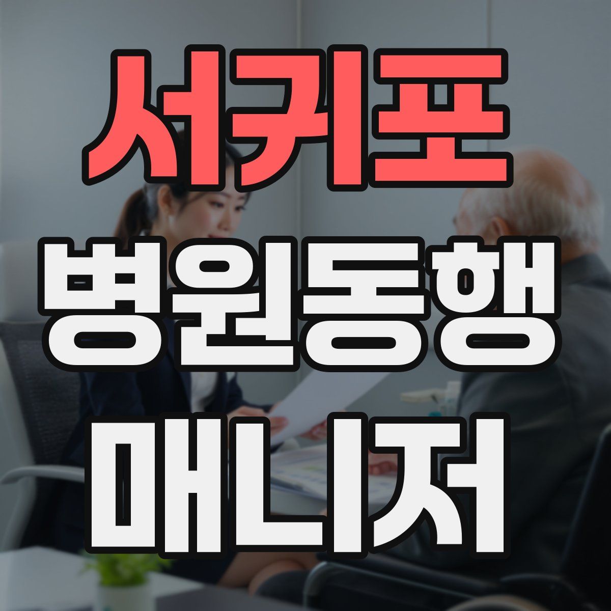 서귀포 병원동행매니저 자격증