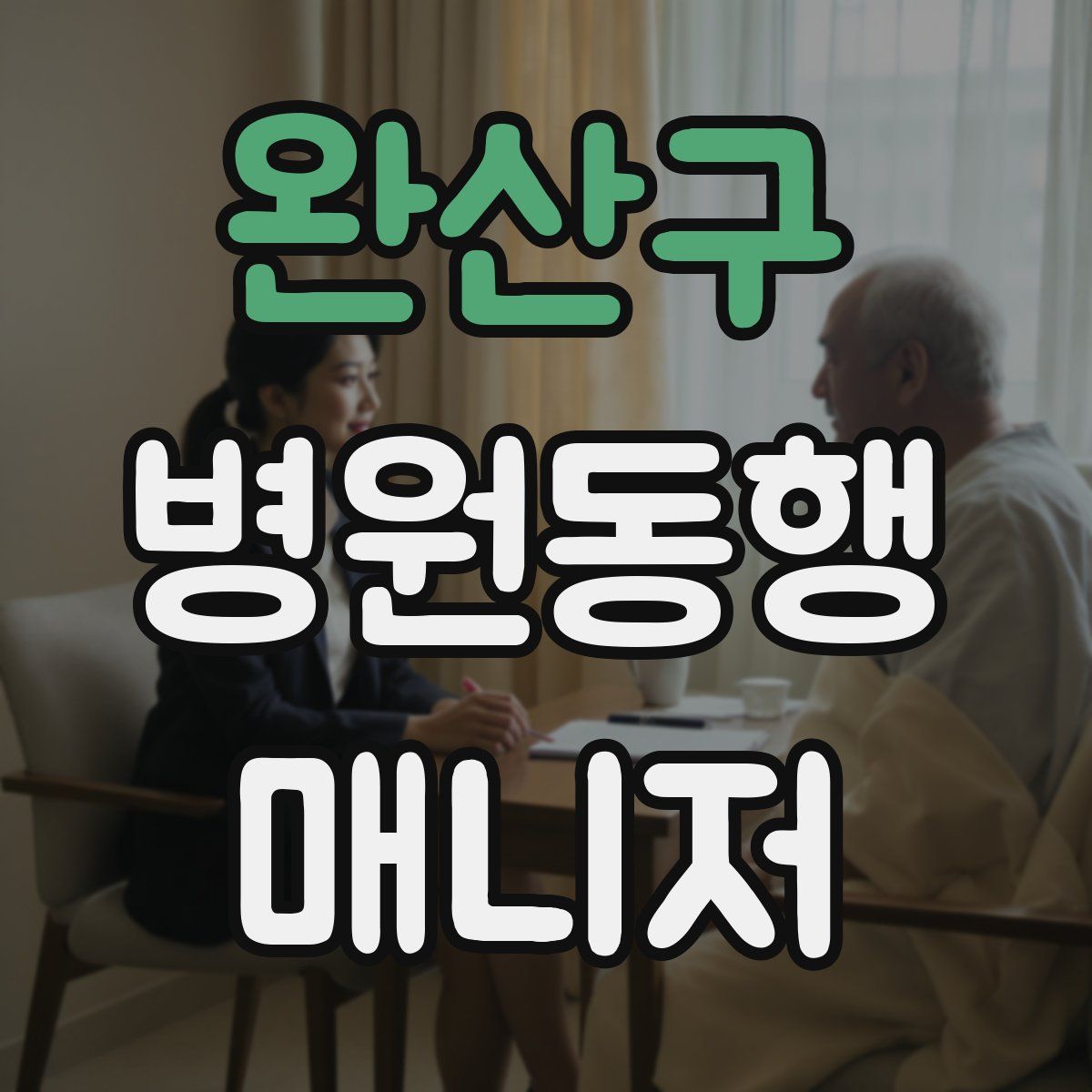완산구 병원동행매니저 자격증